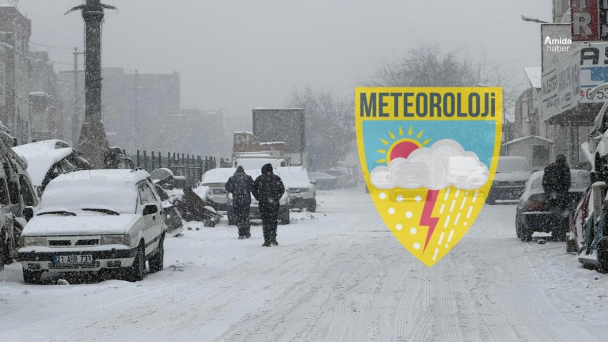 Ji Meteorolojiyê hişyarî ji bo Amedê: Berf dîsa tê