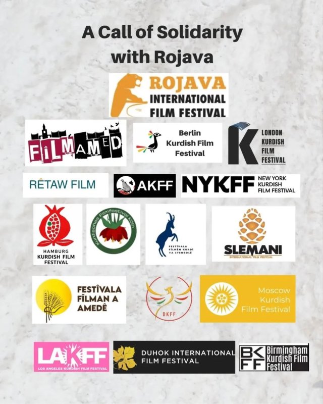 Festîvalên Filman ên Kurdî bi hev re ne: Piştgirî bo Kurdên Bakur û Rojhilatê Suriyê