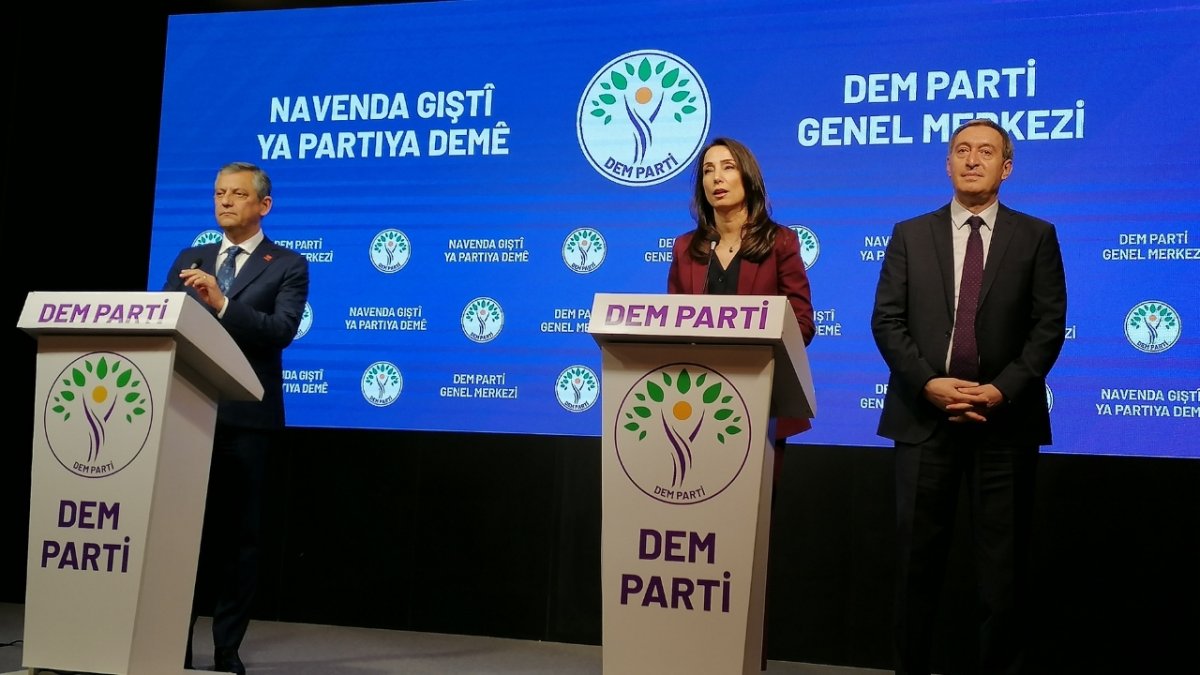 CHP û DEM civiyan: Hilbijartin û pêvajo mijarên sereke ne