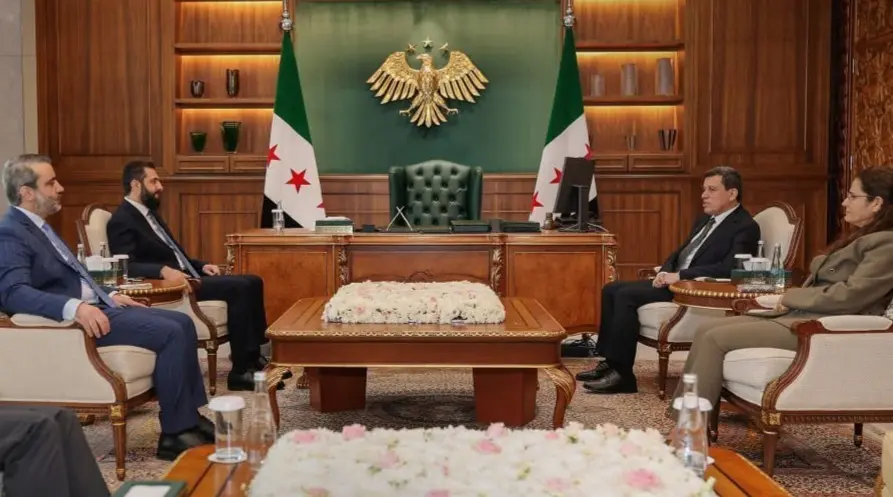 Mezlûm Ebdî û Îlham Ehmed bi Şer re civiyan: Daxwaza zimanê fermî